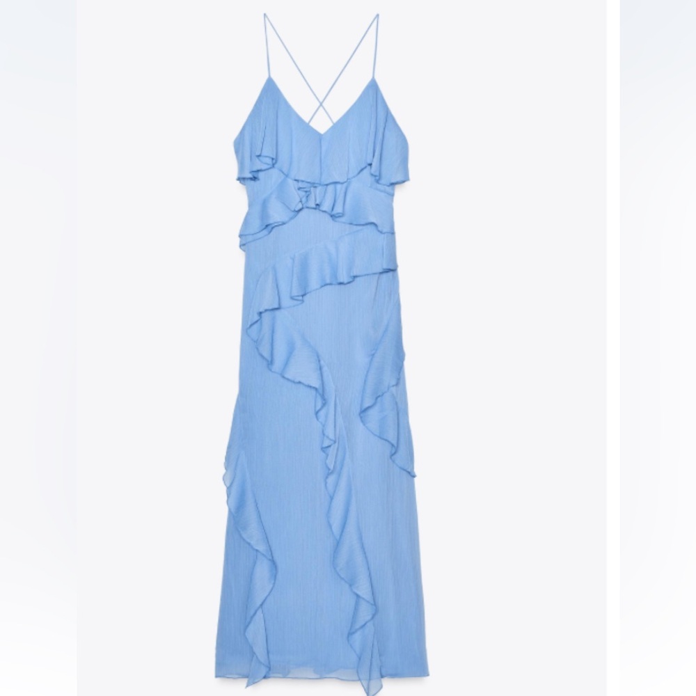 ZARA Ruffled Dress ZW Collection